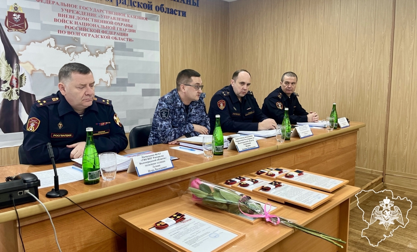 В Управлении вневедомственной охраны Росгвардии по Волгоградской области подвели итоги служебно-боевой деятельности за 2025 год